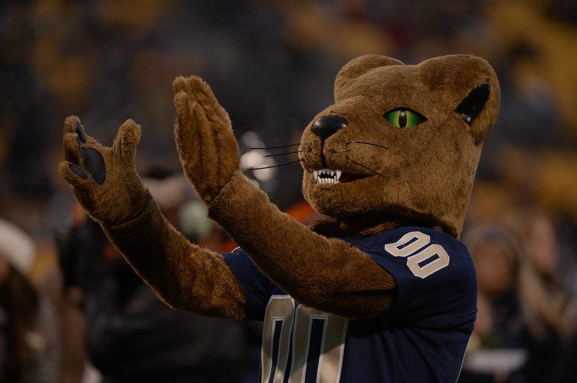 Roc the Panther claps its hands together.