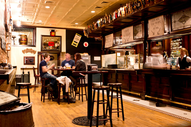 Clark’s Ale House reopens in new location after four years Clark’s Ale House has no TVs or speakers, allowing its guests to engage in conversation without distractions.