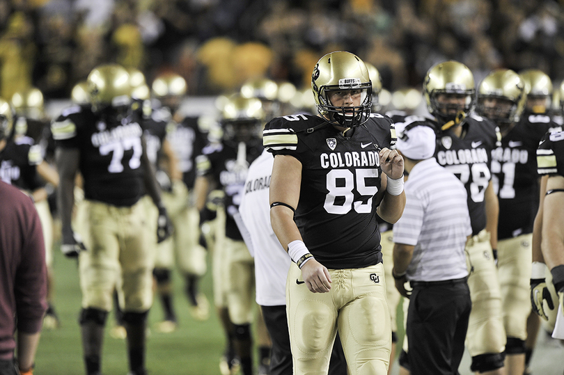 Colorado tight end Center chases football dream in honor of late friend