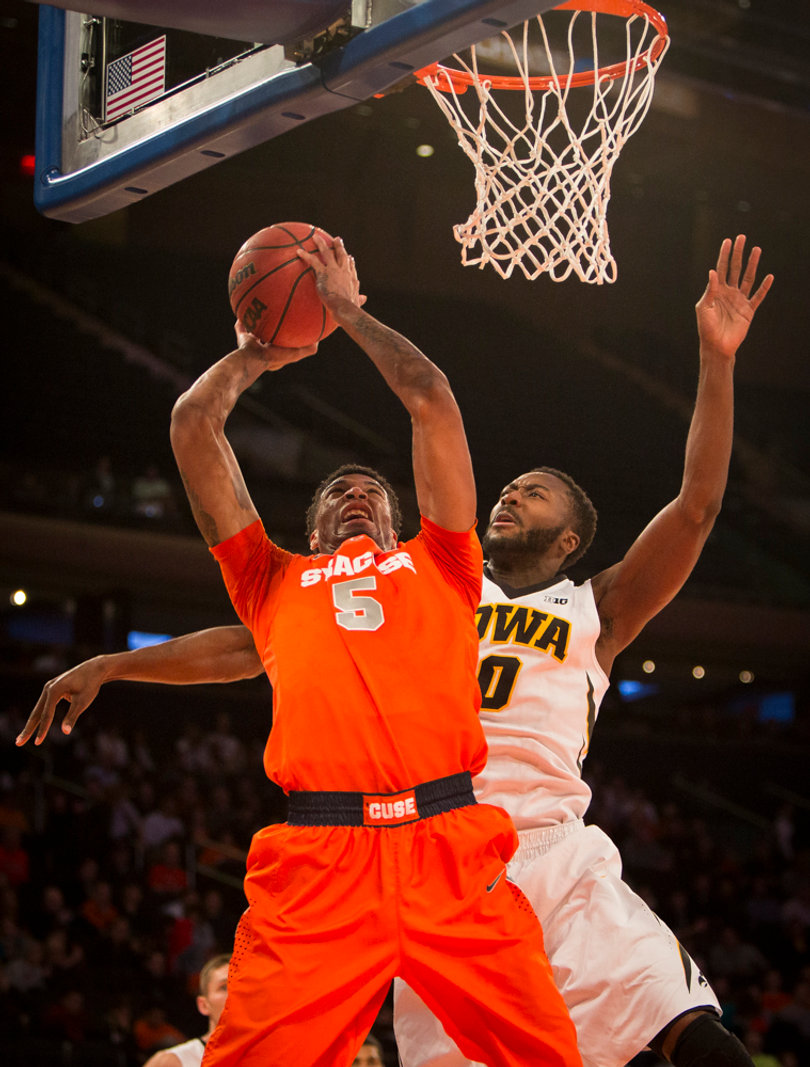 Freshman forward Chris McCullough goes up for a contested layup. He had a career-high 20 points in the win.