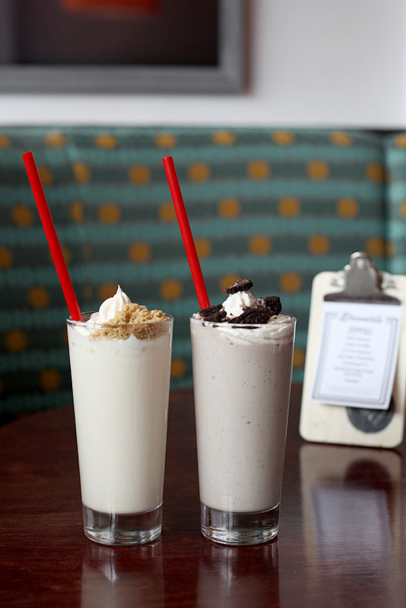 Modern Malt’s milkshakes, like the vanilla ginger milkshakes, are the perfect size for its customers.