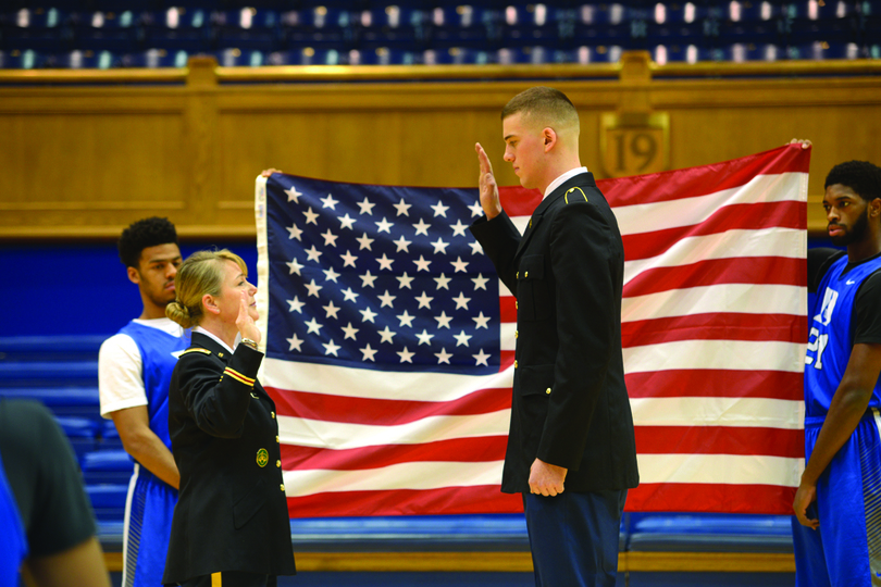 Duke’s Plumlee uses basketball to help develop lessons for future career in army