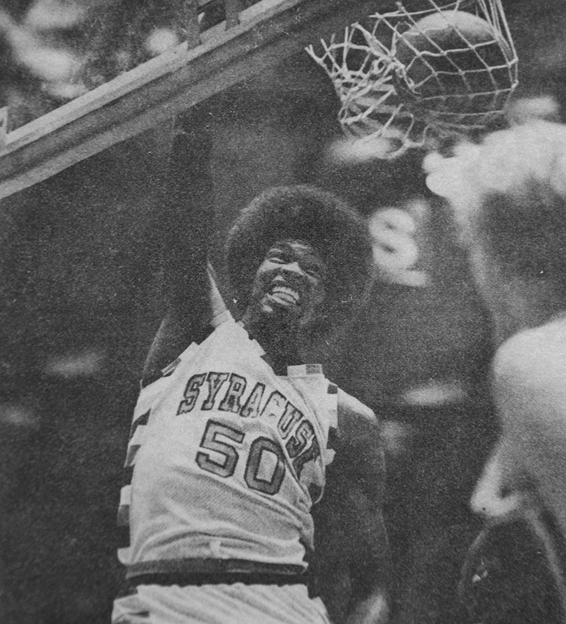 Roosevelt Bouie's No. 50 will be retired in the Carrier Dome on Saturday after he had a 100-18 record in Jim Boeheim's first four years at SU.