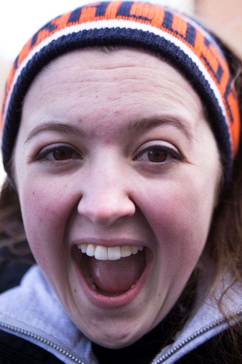 “Since our basketball team is giving us their all, we as fans should give them our all," said Katelyn Caza, a sophomore chemical engineering major.