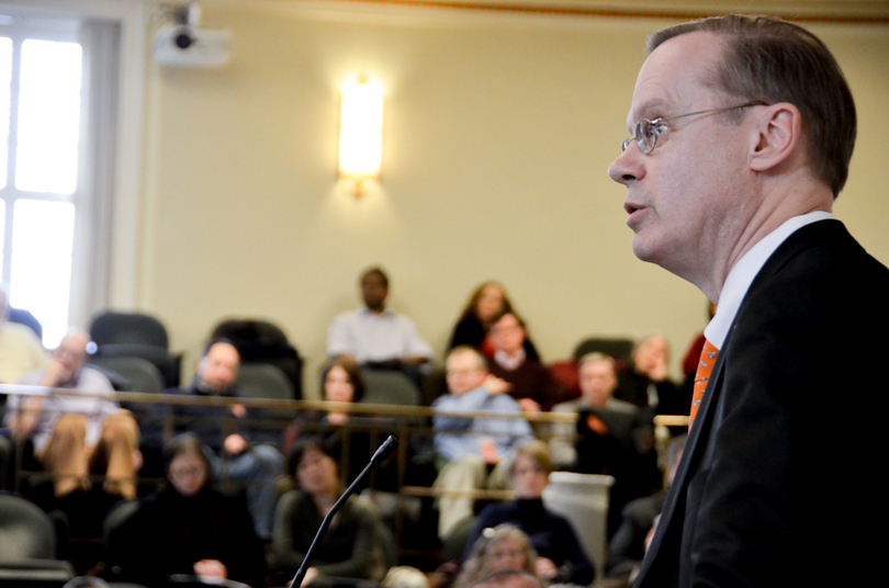 Syverud addresses NCAA sanctions at 1st University Senate meeting since report’s release