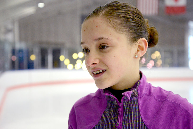 Hailey Blodgett began skating when she was 2 years old. She does shows that help other children affected by cancer and autism.
