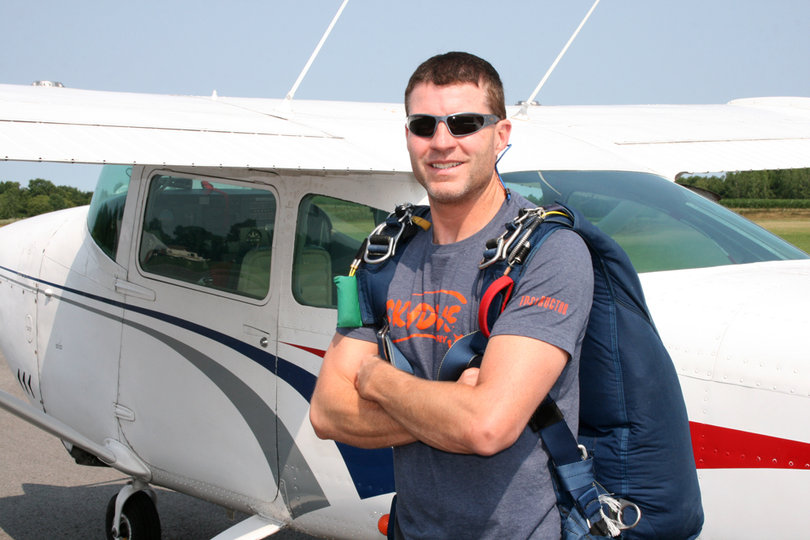 Burgess, who runs CNY Skydive in Baldswinville, New York, said he feels privileged to be able to teach and do what he loves.