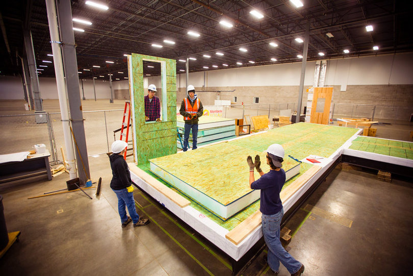 The GRoW Home was designed by representatives from the University at Buffalo and SUNY-ESF. 