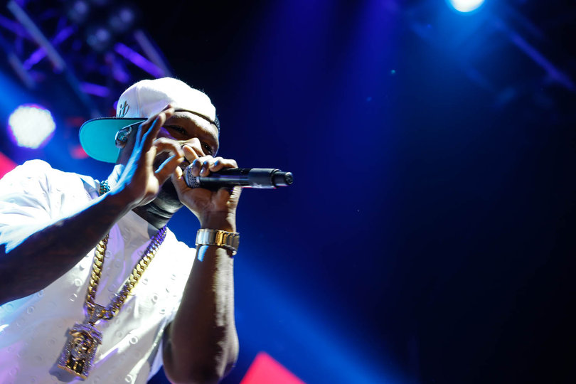 50 Cent gave the crowd a taste of the 2000s playing hits such as "In Da Club" and "Candy Shop." 