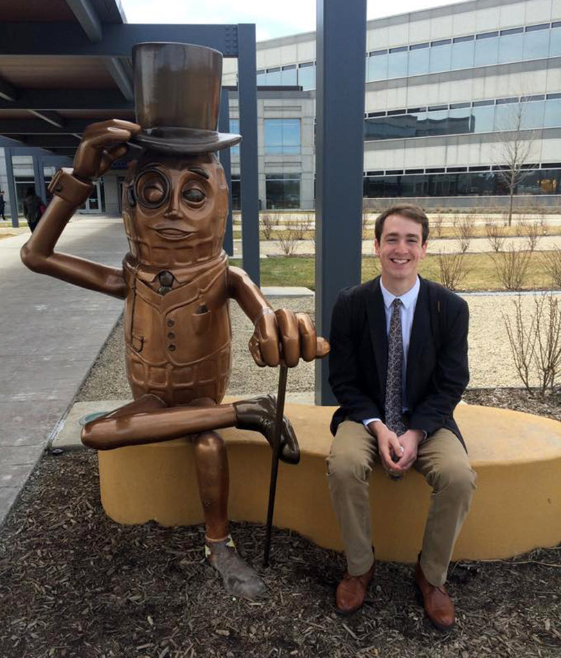 Maher went through a two day interview at the Kraft headquarters in Chicago to get the job. 