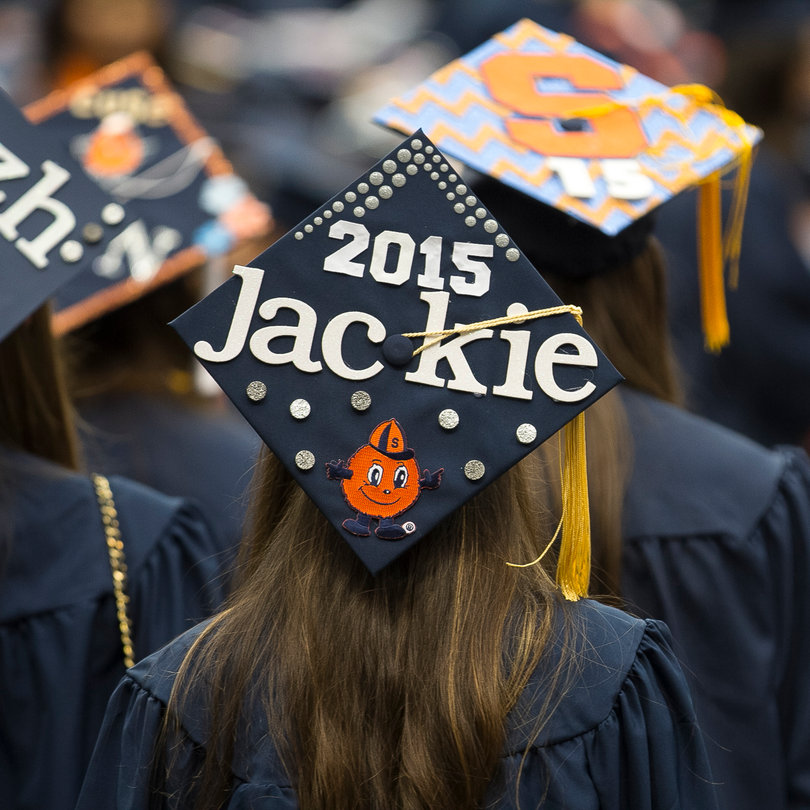 Gallery: Syracuse University students get creative with graduation caps at 2015 commencement