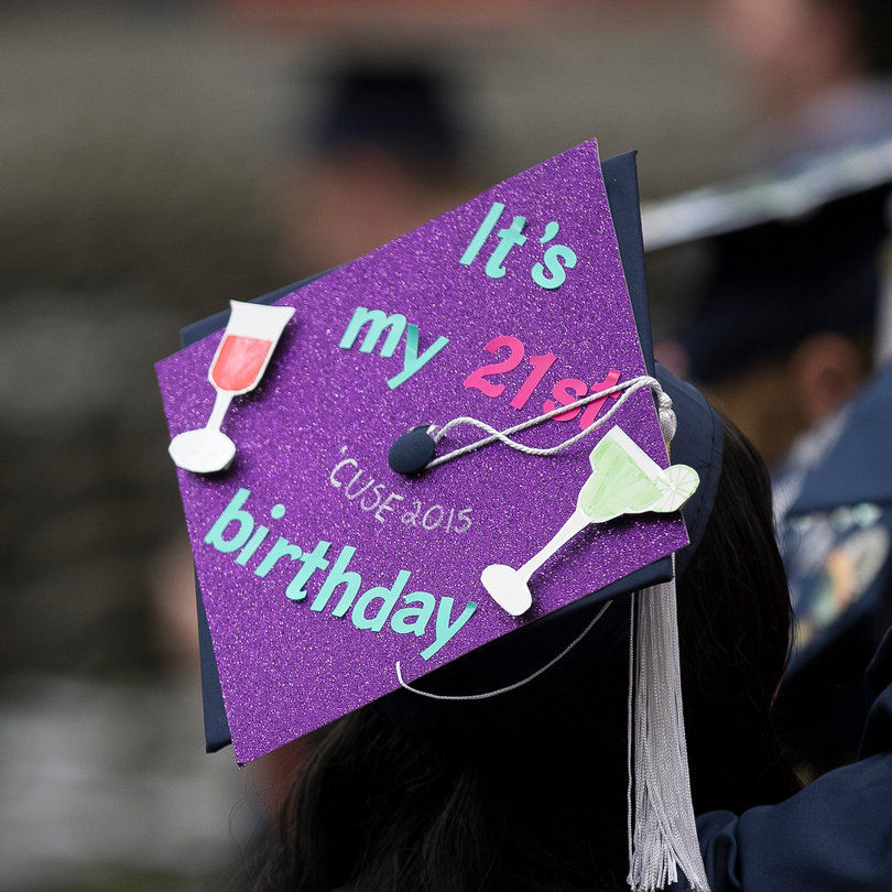 Gallery: Syracuse University students get creative with graduation caps at 2015 commencement
