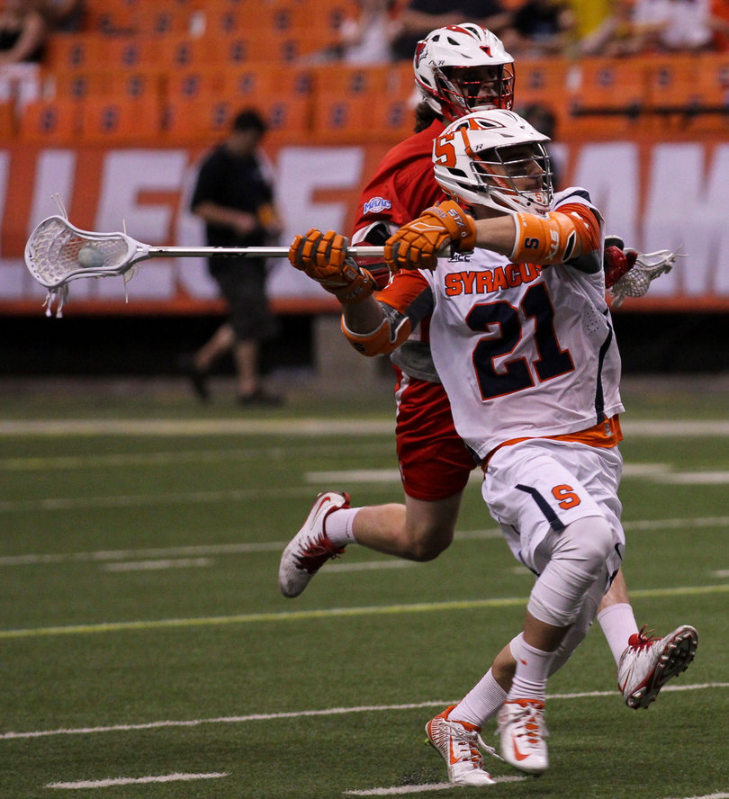 Mike Messina attempted a shot in transition on Sunday. He also picked up three ground balls and forced two turnovers. 