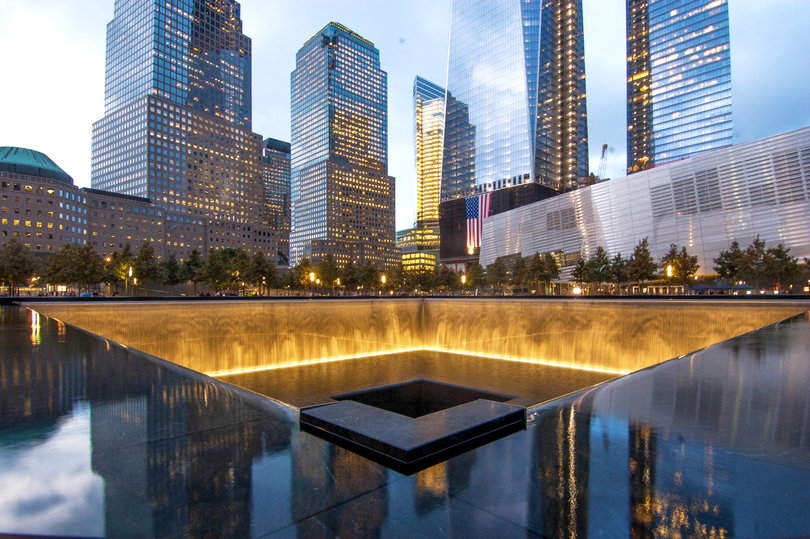 Ground Zero is part of the 9/11 Memorial in New York City that was built where the Twin Towers once stood to commemorate the national tragedy.