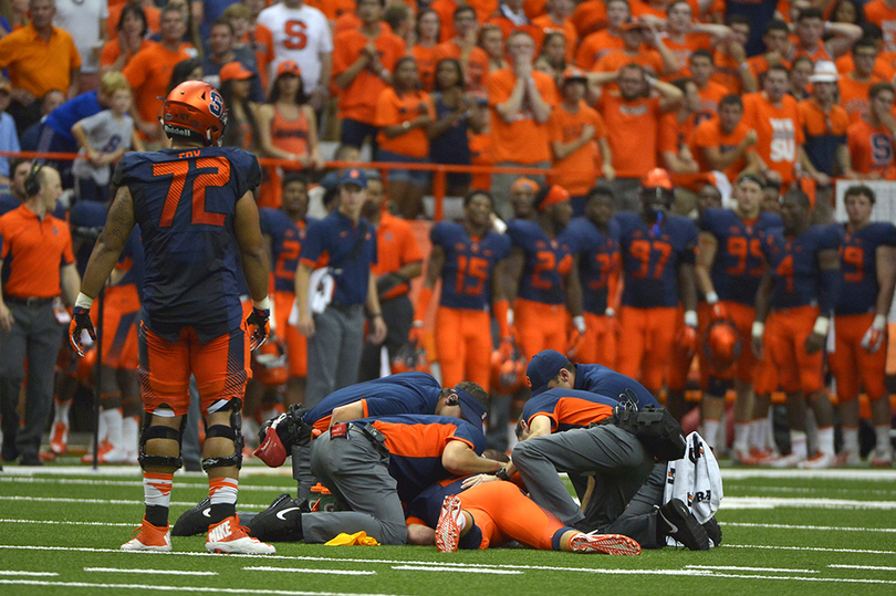 Eric Dungey exits SU&#8217;s win against Central Michigan after taking hit to the head