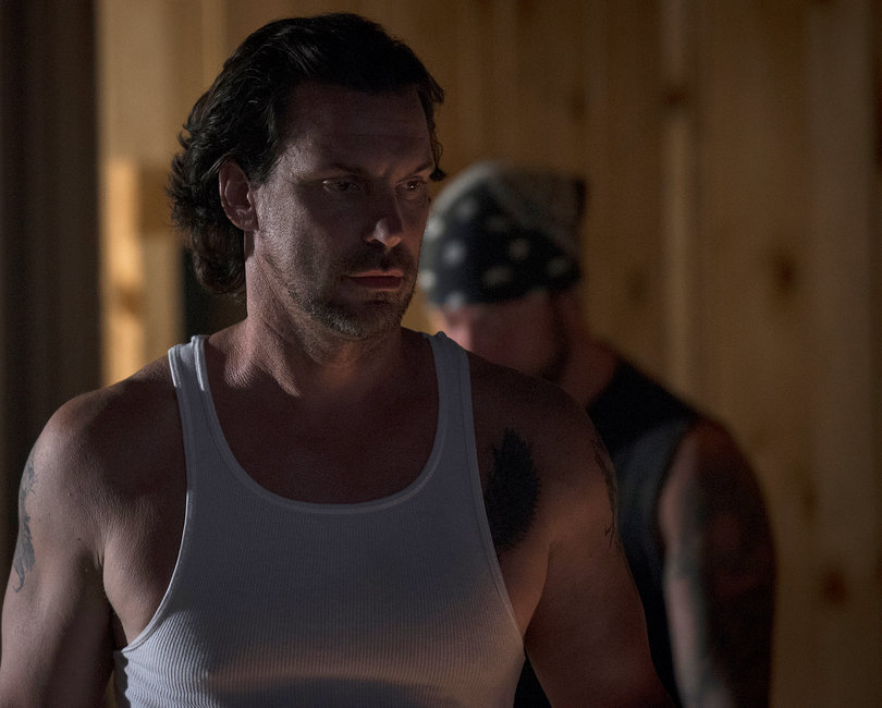 Carmine Cangialos walks on the set of "American Dresser." 