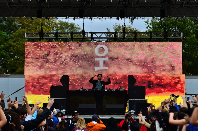 Oliver Heldens is only 20 years old and performed at Juice Jam this year, fresh off his performance at Mad Decent Block Party in Eugene, Oregon, the night before.