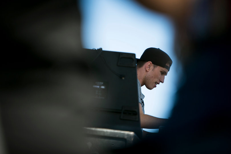 Romero was one of two electronic musicians to perform at Juice Jam 2013.