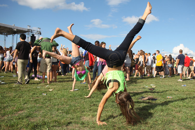 A little acrobatics at Juice Jam 2012.