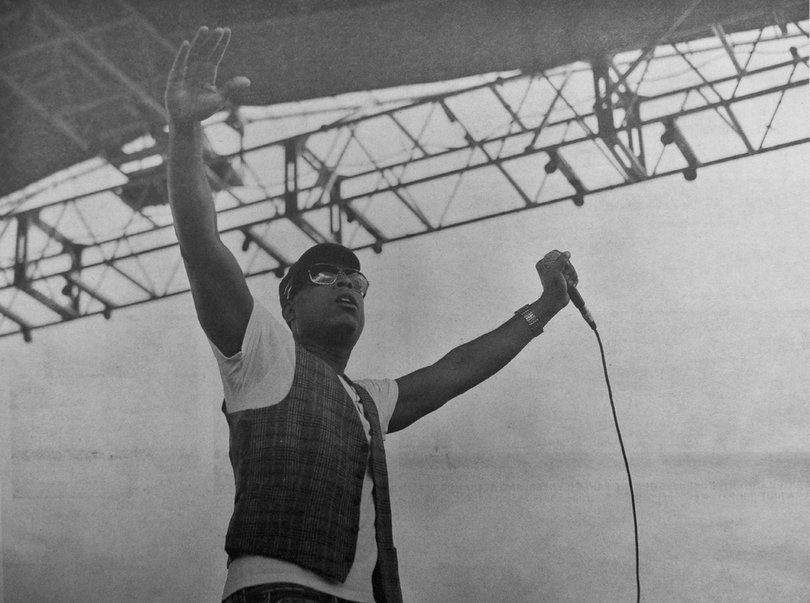 Syracuse natives Ra Ra Riot opened the 2008 concert and were followed by hip-hop star Talib Kweli. The members of Ra Ra Riot came together as seniors at SU in 2006.