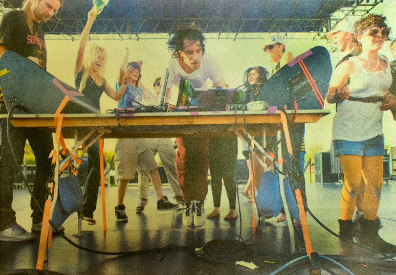 For the first time, UU conducted a survey in 2009 to gather student opinions about the festival’s set list. Girl Talk, Jack’s Mannequin and The Cool Kids rocked out on a more alternative stage.