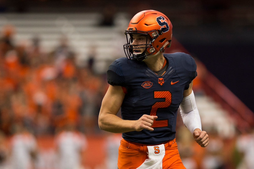 Dungey watches a play unfold. His two interceptions are more than he had thrown all season entering the game against Pittsburgh. 