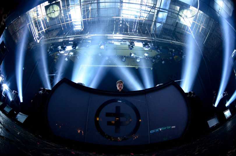 Flux Pavilion rocked the crowd with his beats. 
