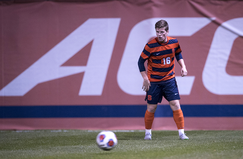 Andreas Jenssen spikes Syracuse’s ball movement in 1st-round ACC tournament win