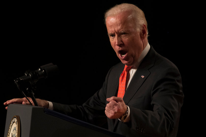 Biden encouraged every person in the room to take the "It's On Us" pledge and hold their universities accountable for their stances against sexual assault.