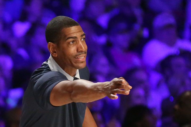 Ollie directs his team during the Huskies 79-76 loss against Syracuse, its old Big East rival.