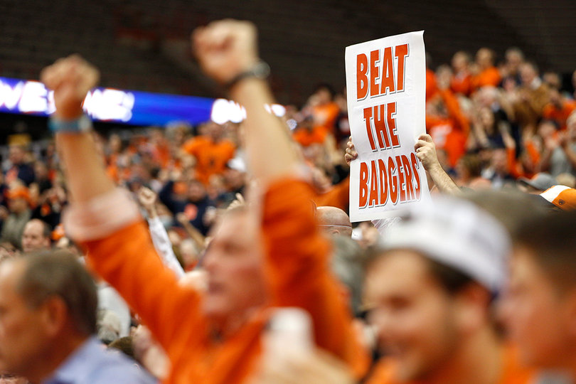 22,360 Syracuse fans filled the Carrier Dome for the Orange's matchup with Wisconsin on Wednesday. 