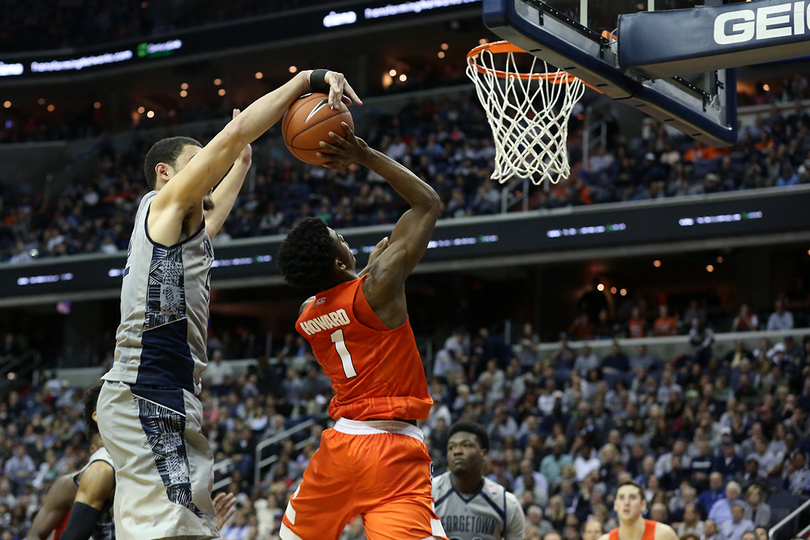 Georgetown bigs outmuscle No. 14 Syracuse in 79-72 win