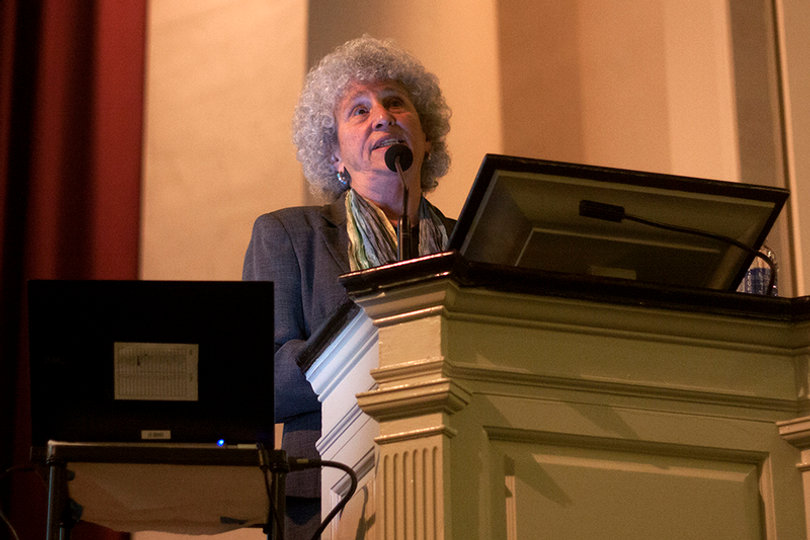 Marion Nestle, author and food activist, spoke about problems within the food industry at her lecture in Fall 2012.