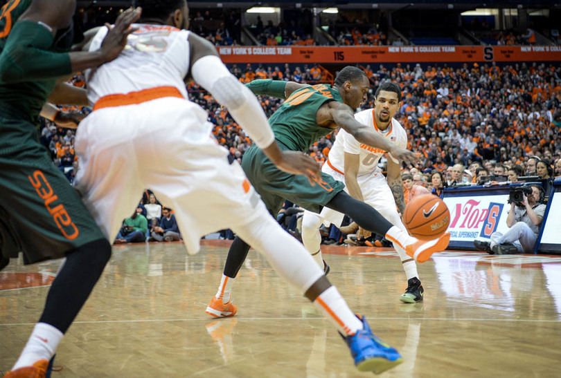 Live Blog: Syracuse men&#8217;s basketball loses to No. 13 Miami, 64-51