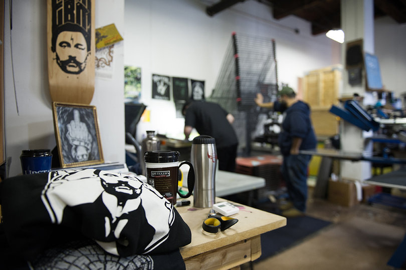 Jenkins collaborates with neighboring artist Cayetano Valenzuela of Black Rabbit Studio.