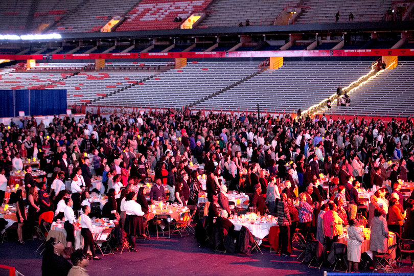 SU's annual MLK Celebration is the largest university-sponsored event in the United States to honor King's legacy.