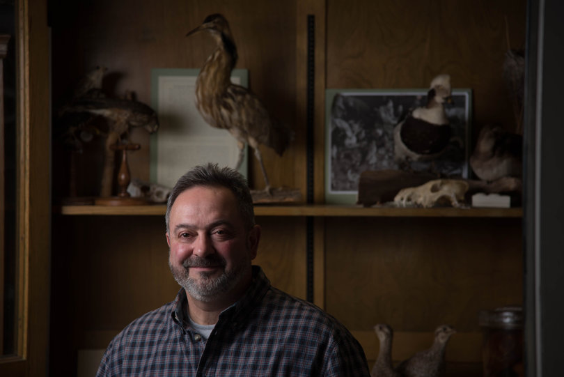 Giegerich began studying taxidermy at a young age, taking classes in the subject in high school.