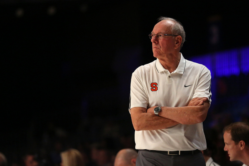 Watch Jim Boeheim&#8217;s press conference after Syracuse falls to No. 18 Louisville