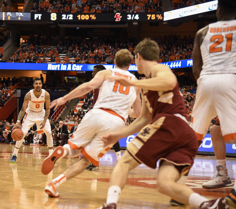Beat writers predict Syracuse to smother Boston College