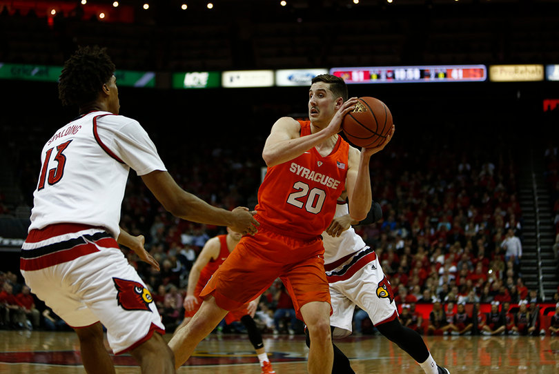 Lydon looks for options on the offensive end. The mercurial freshman scored just six points in 32 minutes of play.