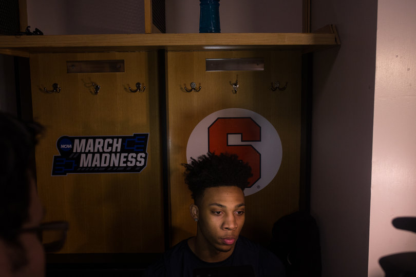 Malachi Richardson scored 21 points on Friday. He's hoping to have a repeat performance on Sunday night against the Blue Raiders. 