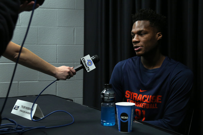 Tyler Roberson has kept other teams off the boards in the NCAA Tournament and has shown the type of intensity he lacked at some points during the season. 