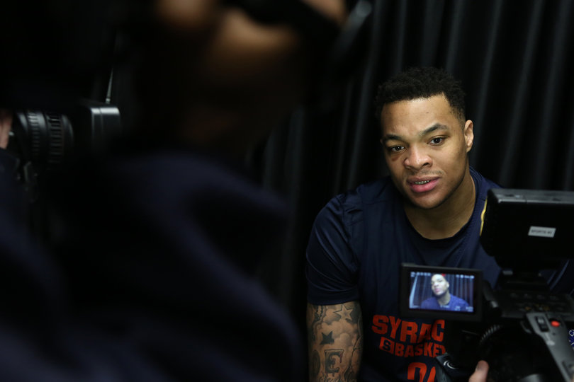 Dajuan Coleman has added a few points to the box score and a few rebounds too in each game. Coleman's ability to give serviceable minutes to Syracuse has been key late in the season.  