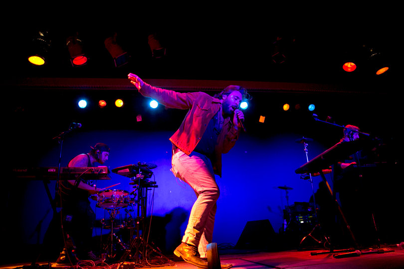 During his performance, Coleman Hell joked that he was considering enrolling at Syracuse University.