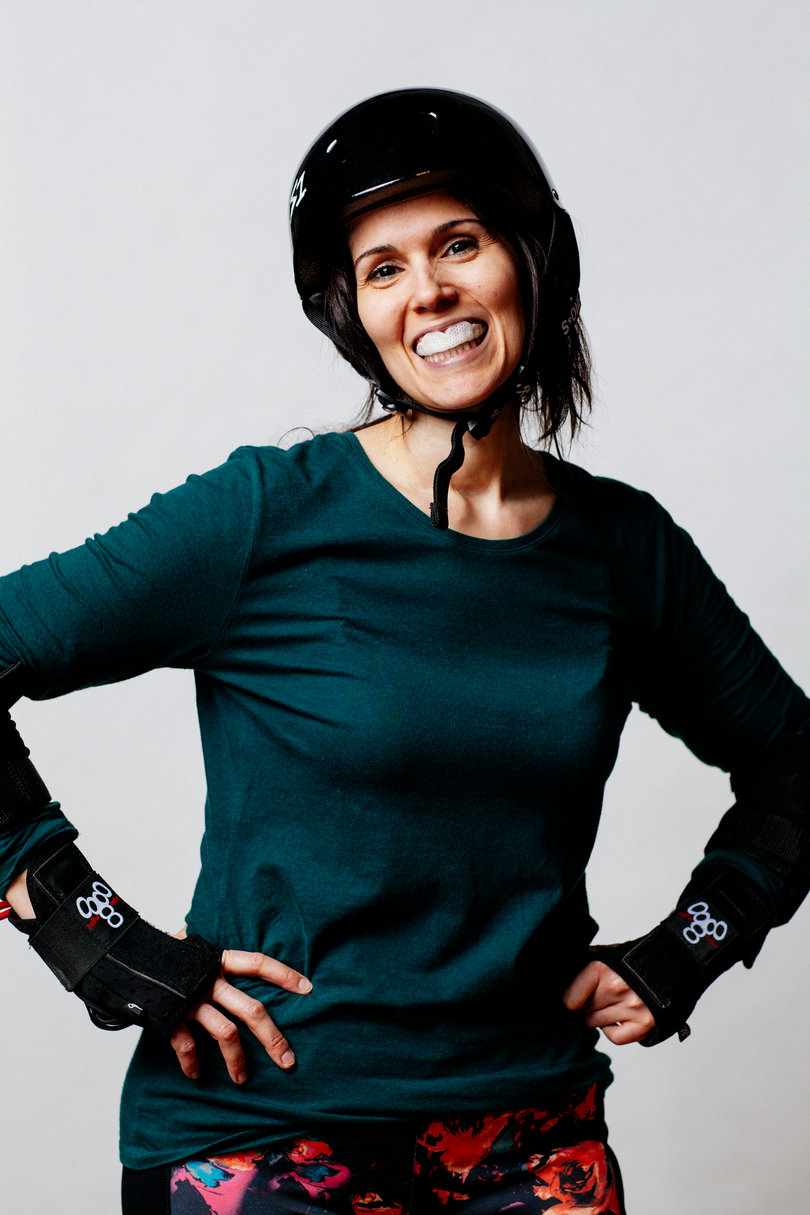 Ren is new to the team having joined in January. Her favorite aspect is just being on the skates.