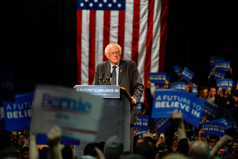 Sanders equated the value of a college degree today to that of a high school degree 50 years ago.