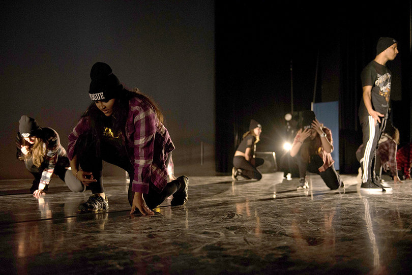 The beginning and intermediate Hip-hop class used a mashup of two songs in the choreography as did many of the other dance numbers. 
