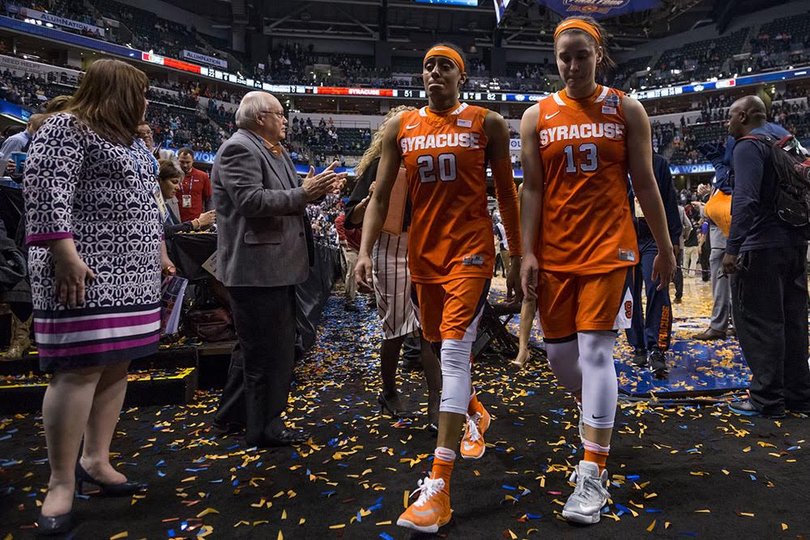 Redshirt junior Brianna Butler and senior Brianna Butler, Syracuse's second- and third-best scoring options, left the court the together on Tuesday night.
