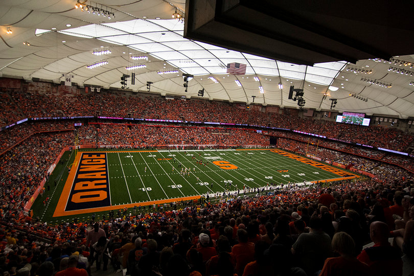 The Carrier Dome is home to the Syracuse football team, men's and women's lacrosse teams and the men's and women's basketball teams. 