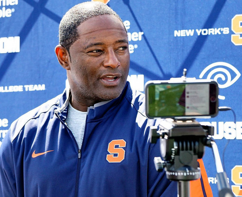 Babers, in his first year with Syracuse, said he chose to practice on grass to help his team prep for when it plays on the surface.